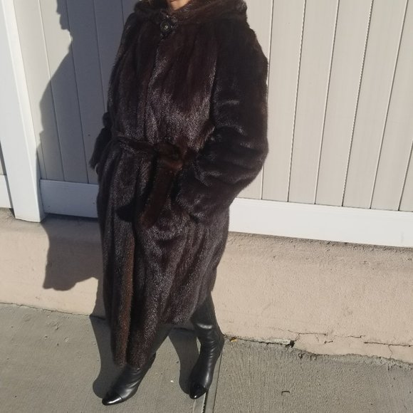 Gorgeous ankle-length mink coat - Picture 1 of 7